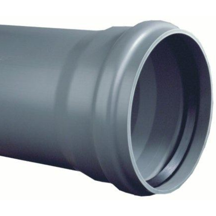 PVC Afvoerbuis met Manchet - 110mm - 5 meter met manchet