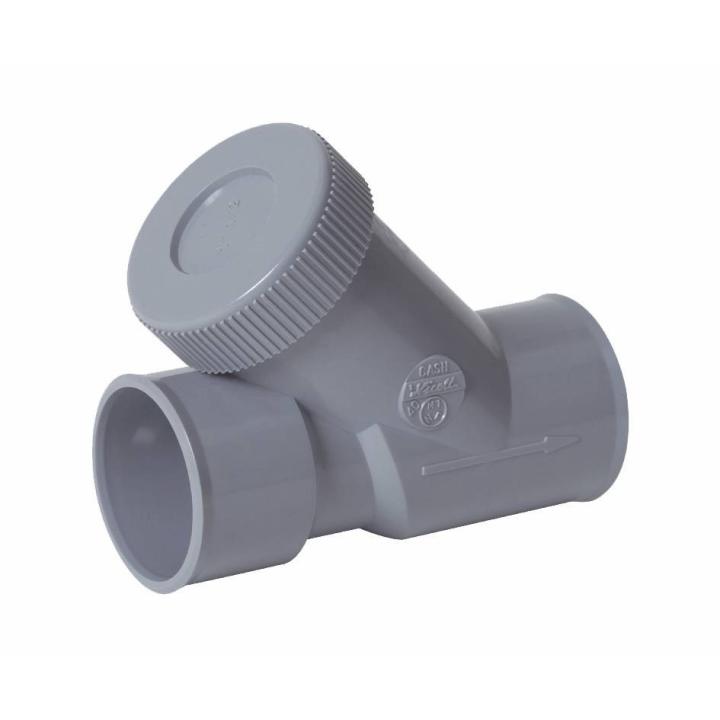 PVC Terugslagklep met schroefdeksel 50mm