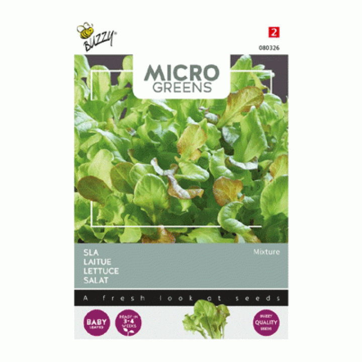 Buzzy® Microgreens, Sla gemengd