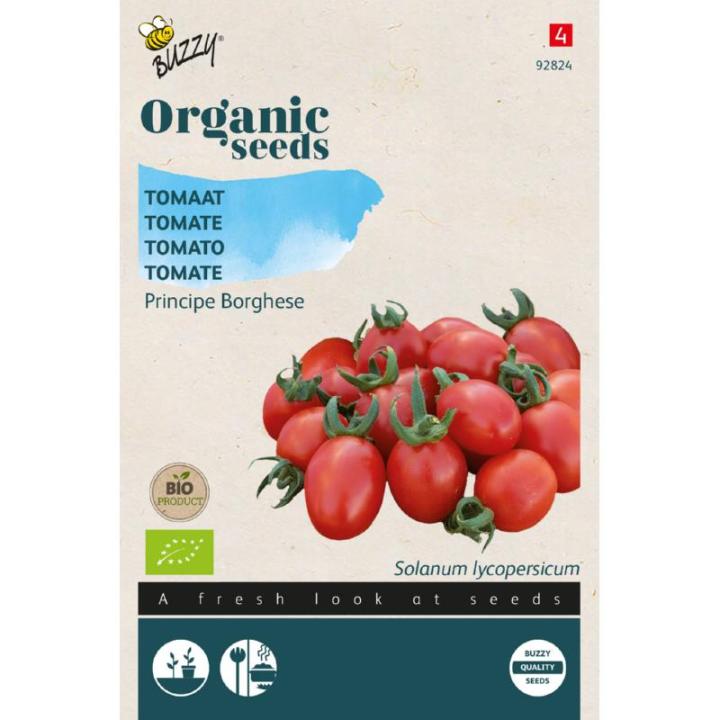 Buzzy® Organic Tomaten Principe Borghese zaden (BIO)