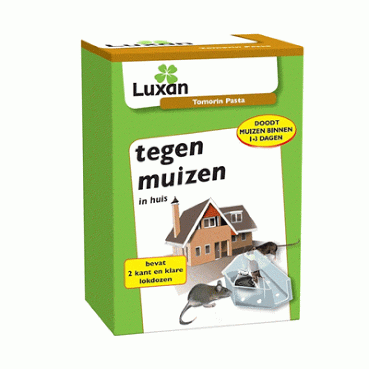 Luxan Tomorin Muizengif - pasta met 2 lokdozen