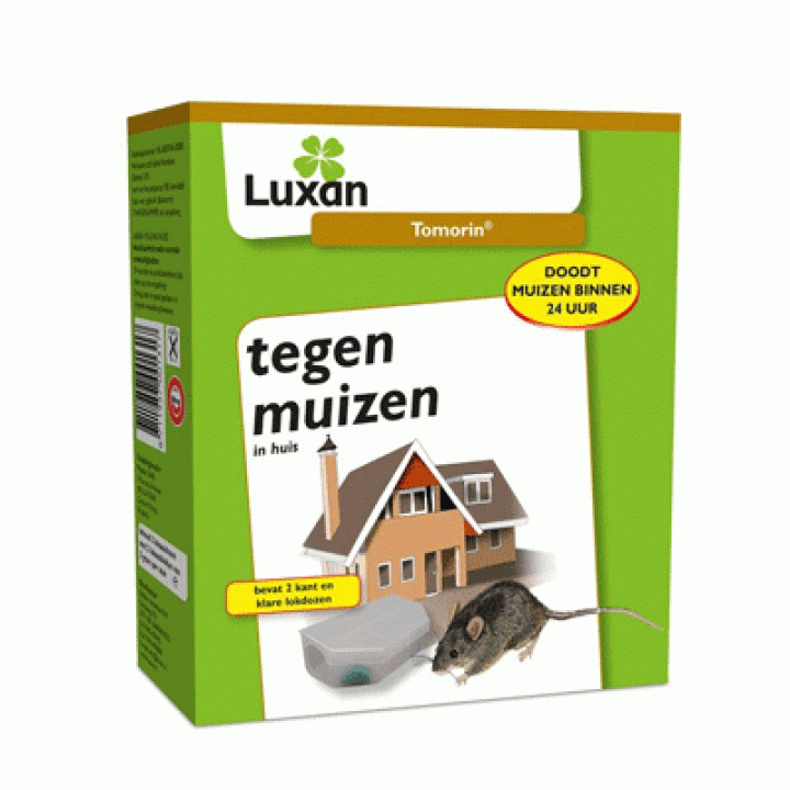 Luxan Tomorin Muizengif - 2 lokdozen 10gr. pasta 