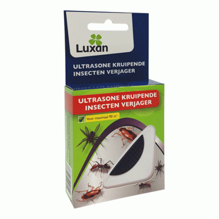 Luxan Ultrasone kruipende insecten verjager 90m2