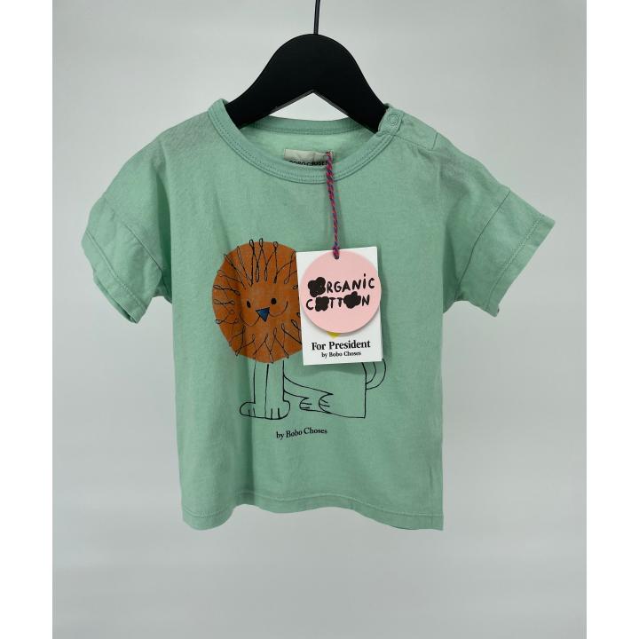 T-shirt Groen Leeuw Maat 80 / 86