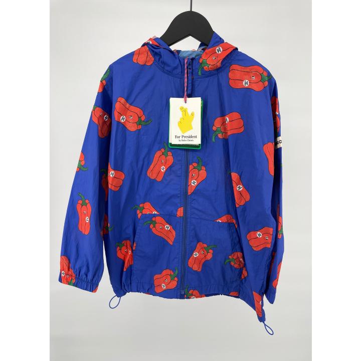 Windstopper Jas Blauw Paprika Maat 140 / 146