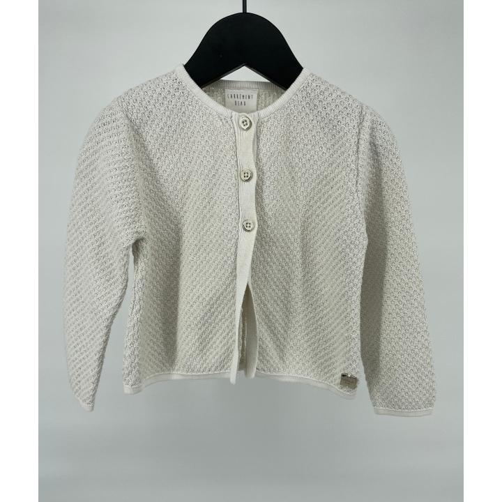 Vest Beige met Gouden Accenten Maat 80