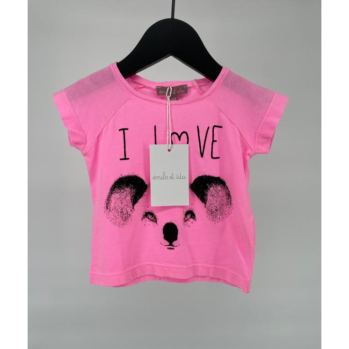 T-shirt Roze Koala Maat 68