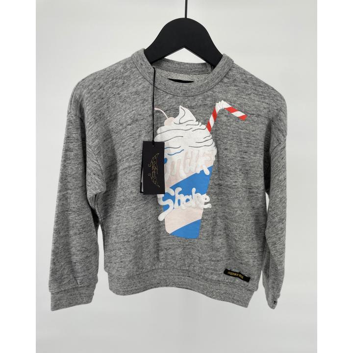 Trui Grijs Milkshake Maat 122