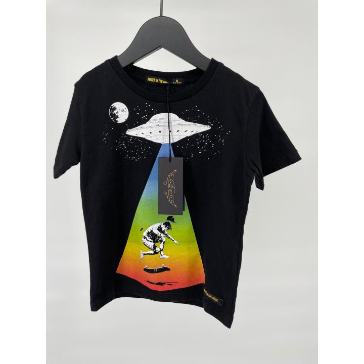 T-shirt Zwart Ufo Maat 92