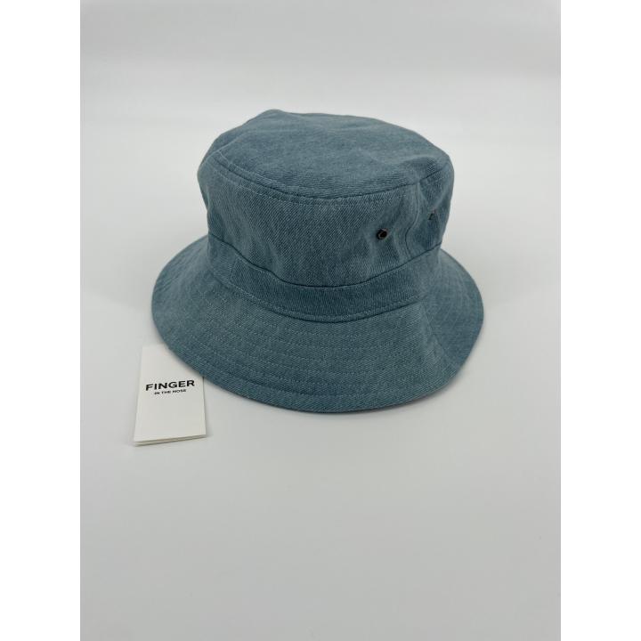 Vissershoedje Blauw Denim Maat 8 - 12 Jaar