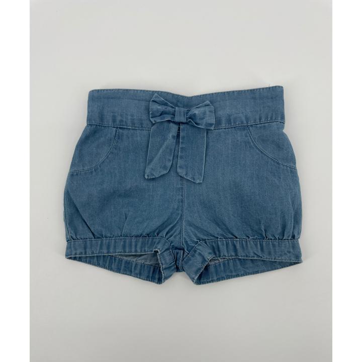 Kort Broekje Blauw met Strik Maat 68