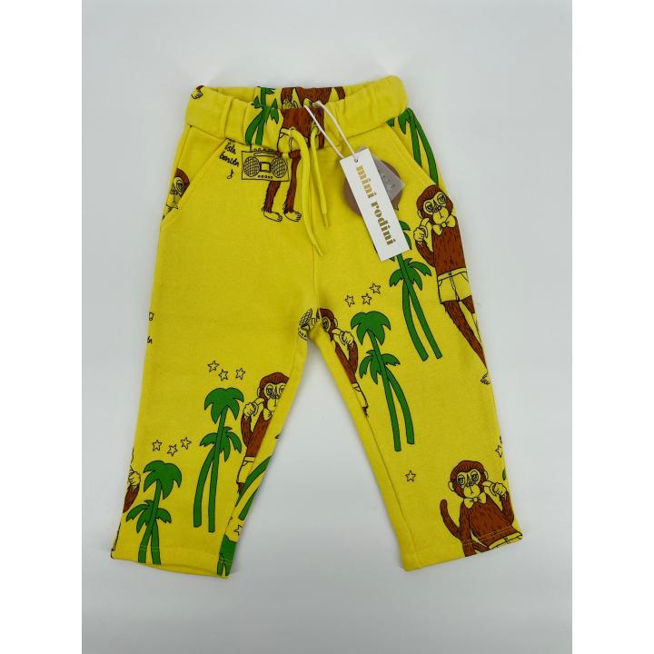 Joggingbroek Geel Apen Maat 80 / 86