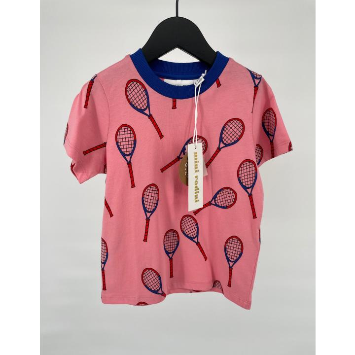 T-shirt Roze Tennisrackets Maat 92 / 98