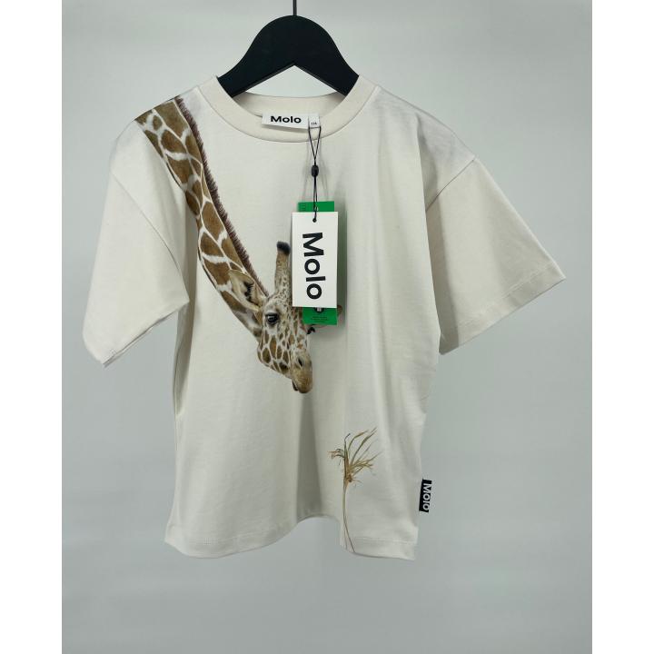 T-shirt Wit Giraf Maat 116