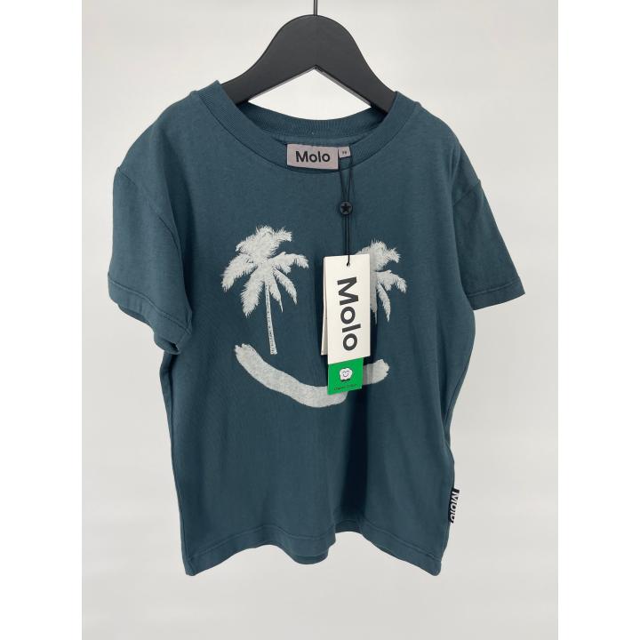 T-shirt Donkerblauw Smile Palmbomen Maat 98
