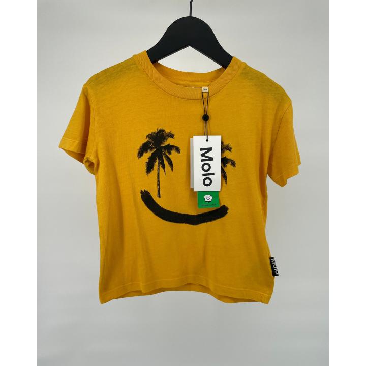 T-shirt Geel Smile Palmboom Maat 104
