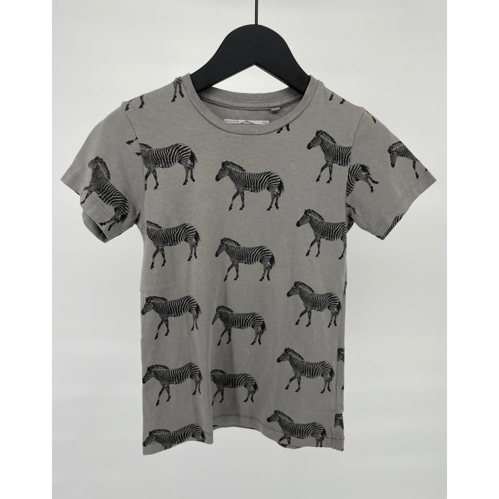 T-shirt Grijs Zebra's Maat 110