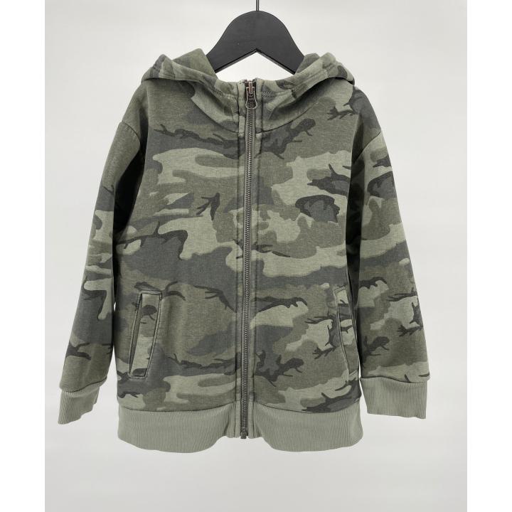 Vest Capuchon Groen Camouflage Maat 104