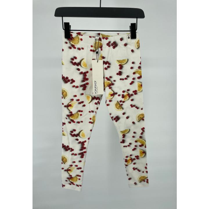Legging Beige met Fruit Maat 104