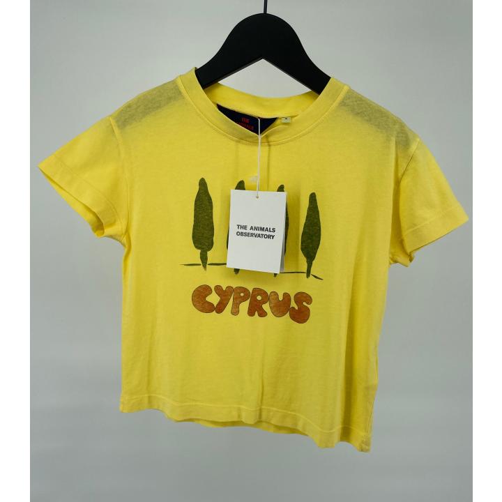 T-shirt Geel Cyprus Maat 104