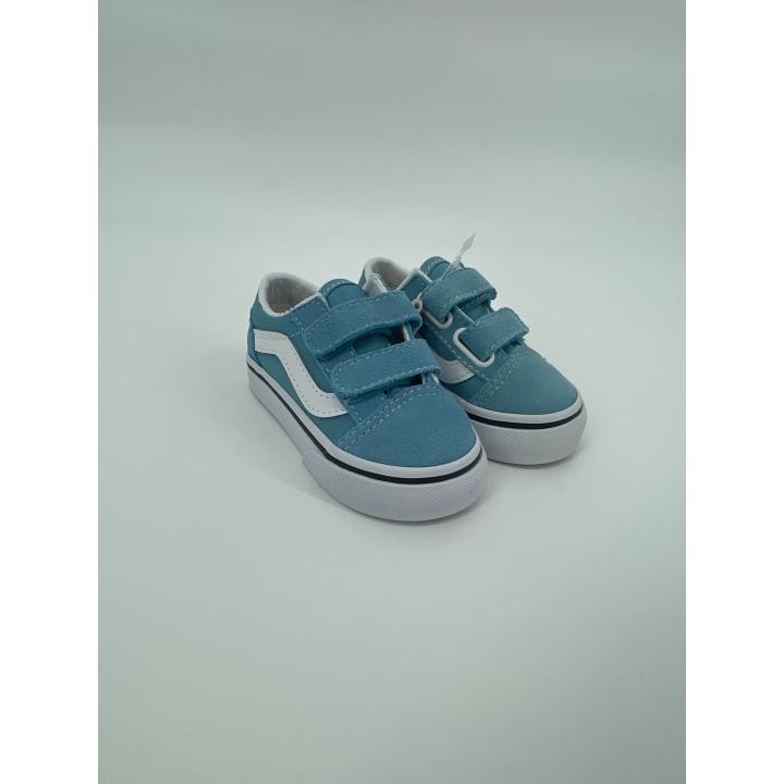 Old Skool V Schoenen Blauw Wit Maat 20