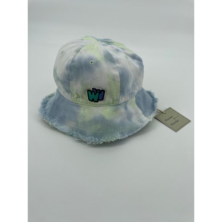 Vissershoedje Blauw Tie Dye 6 - 10 Jaar