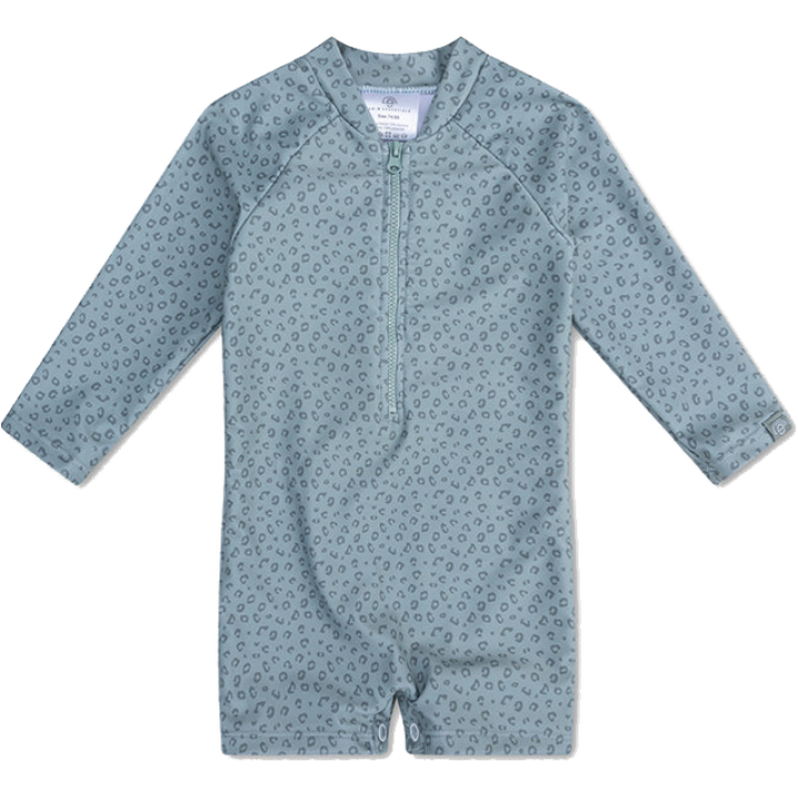 Swim Essentials zwempak groen panterprint - 62/68