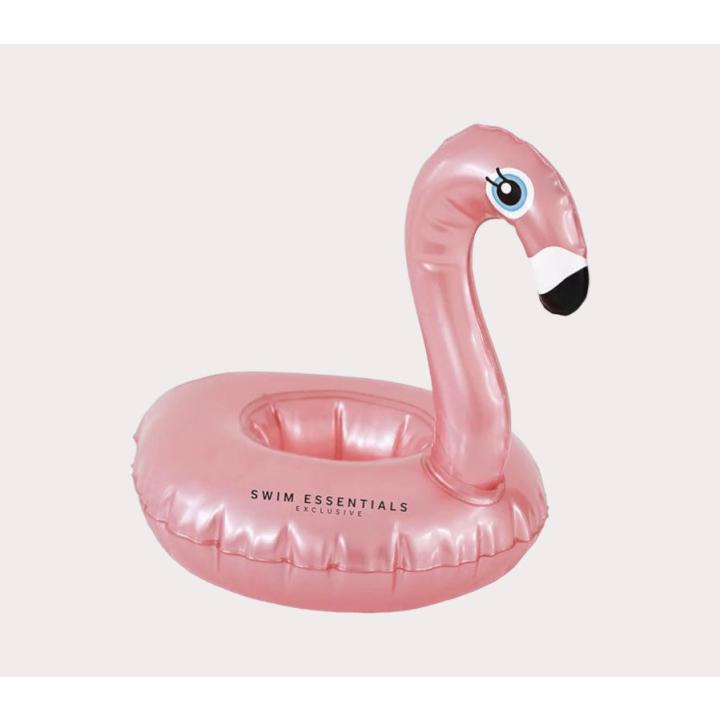Swim Essentials Opblaasbare Bekerhouder Rosé Goud Flamingo