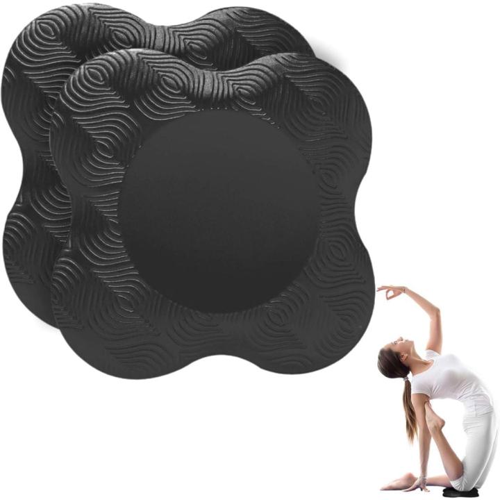 Bescherm je gewrichten optimaal met antislip yoga kniebeschermers! - Zwart