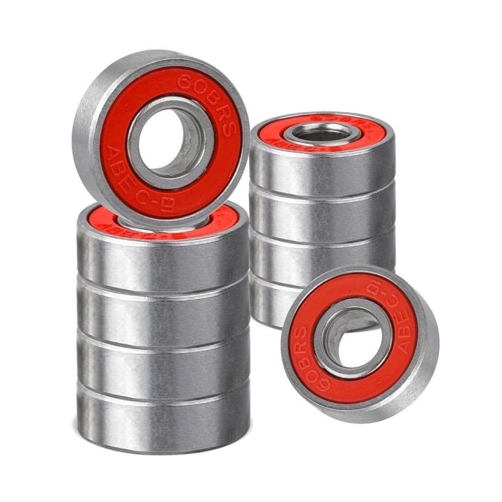 Kleurrijke skateboardlagers voor maximale prestaties - Rood