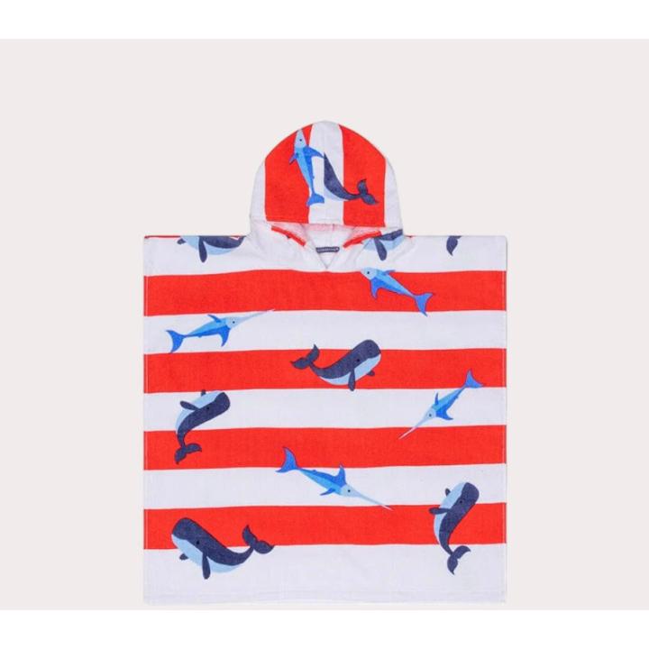 Swim Essentials Badstof Poncho Walvis