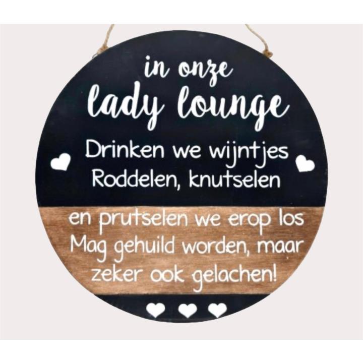 Woodart Wandbord Lady Lounge  40 cm