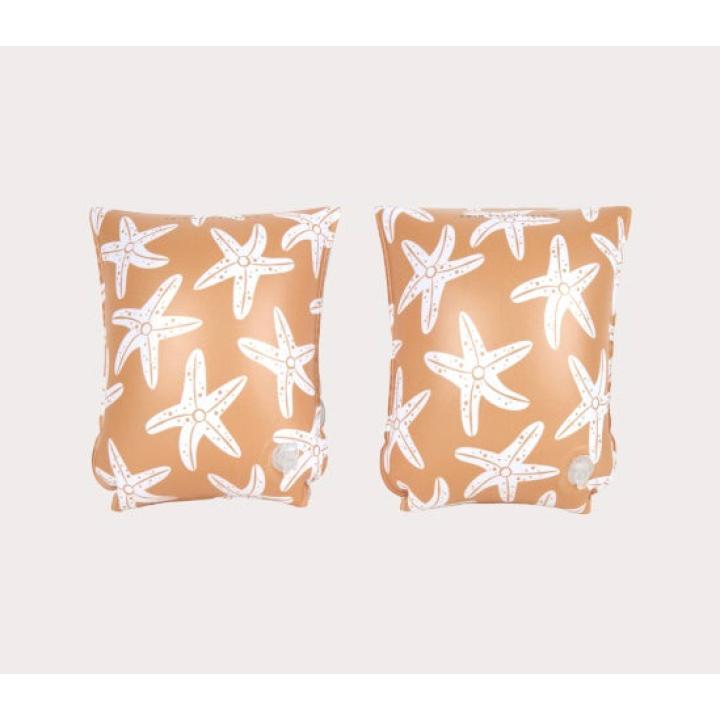 Swim Essentials Zwembandjes Beige Zeesterren - 0-2 Jaar
