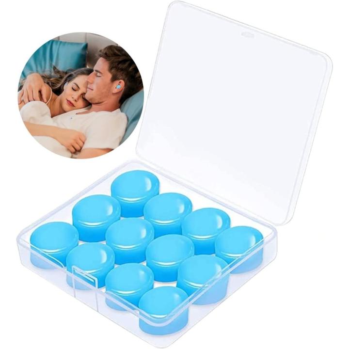 6 paar oordopjes, Silicone oordopjes waterdicht, herbruikbare oordopjes voor het slapen lawaai onderdrukking, oordopjes voor kinderen volwassenen zwemmen gehoorbescherming in het vliegtuig