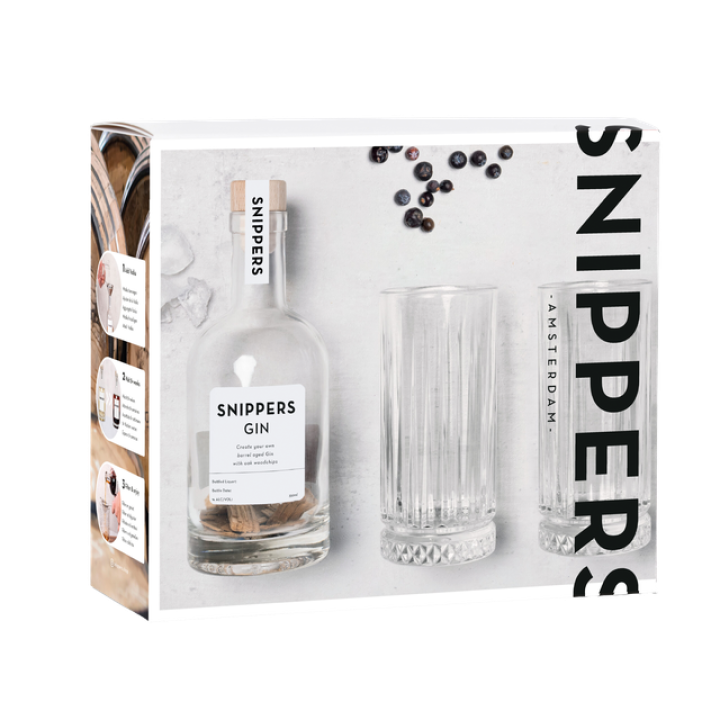 Snippers  Geschenkbox Gin + 2 glazen