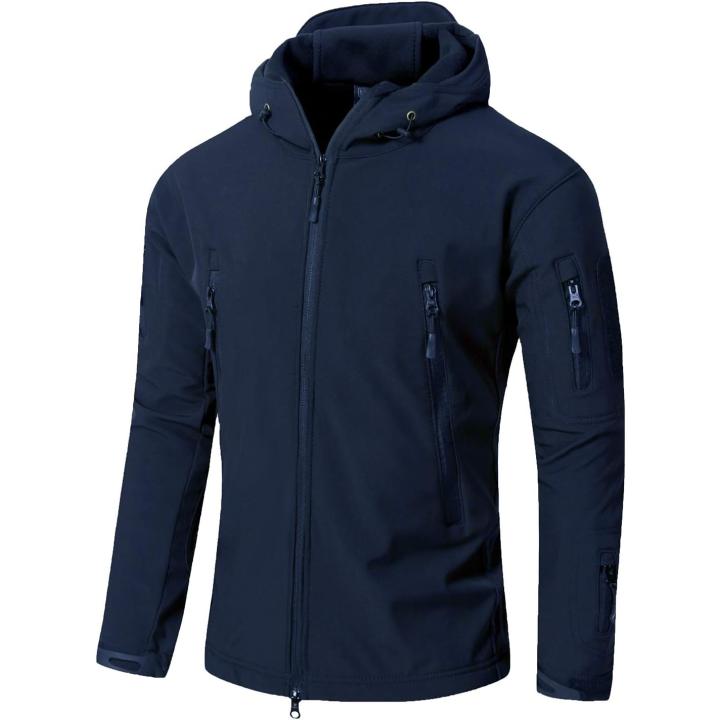 Camouflage tactische heren softshell jas: de perfecte metgezel voor je outdoor avonturen - Blauw - 4XL
