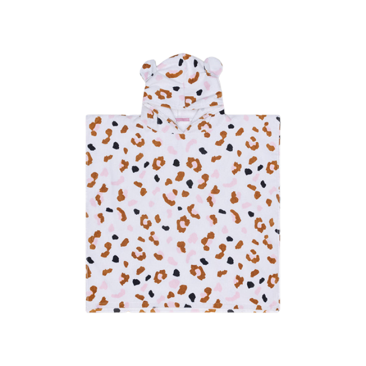 Swim Essentials Badstof Poncho Kaki Panterprint