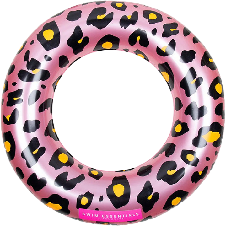 Swim Essentials Zwemband Rose Goud Panterprint 90 cm