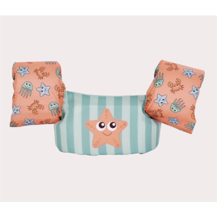 Swim Essentials Puddle Jumper Zwemvest  Roze/Blauw Zeedieren