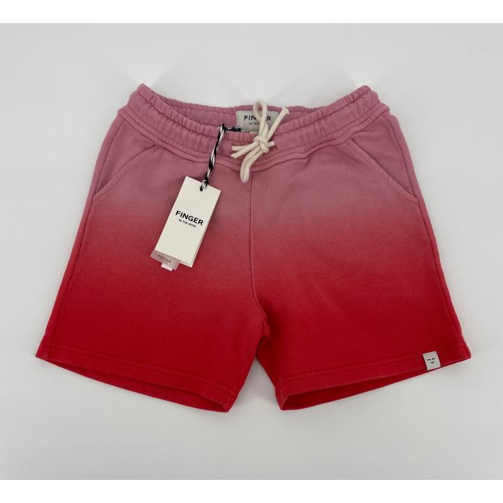 Korte Broek Roze Rood Dip Dye Watermeloen - 134 - Nieuw