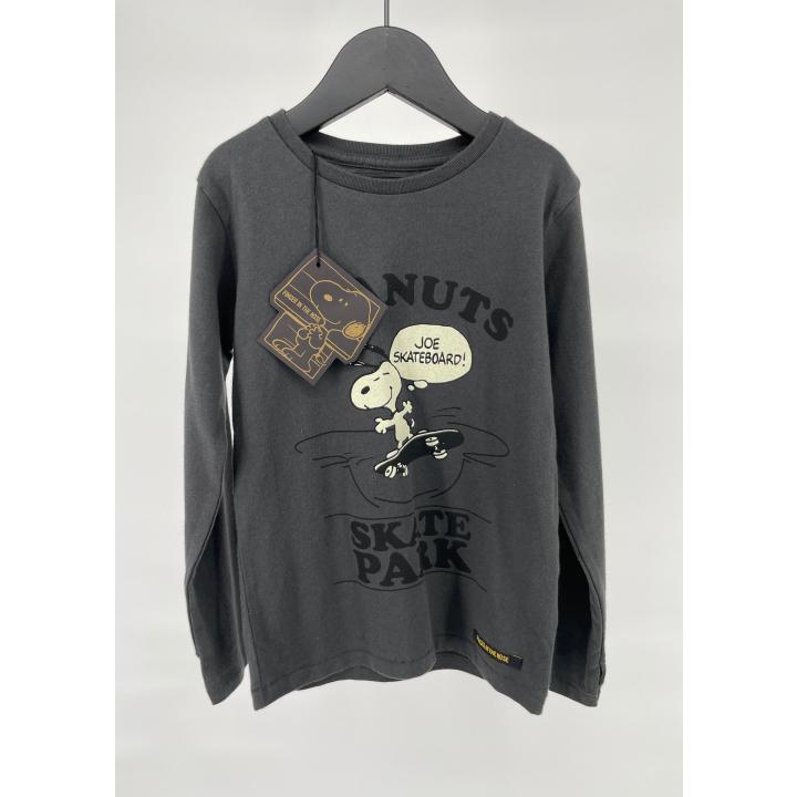 Longsleeve Grijs Snoopy Skate Park Maat 110