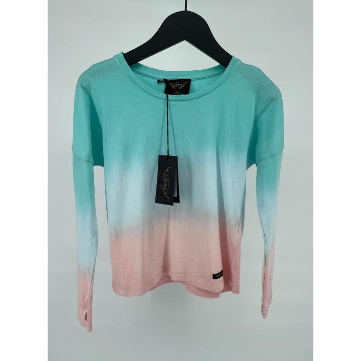 Longsleeve Multi Color Dip Dye Maat 122