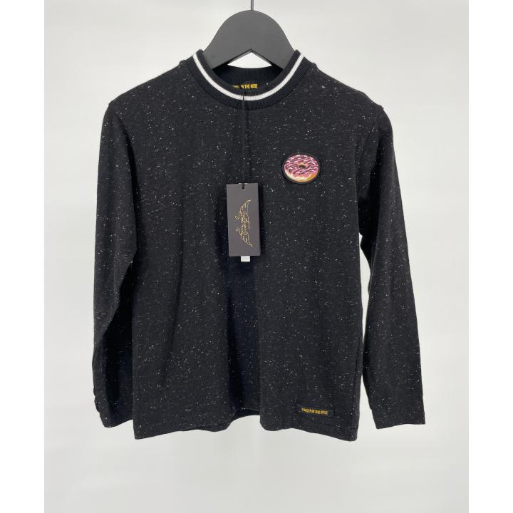 Longsleeve Zwart met Donut Maat 122