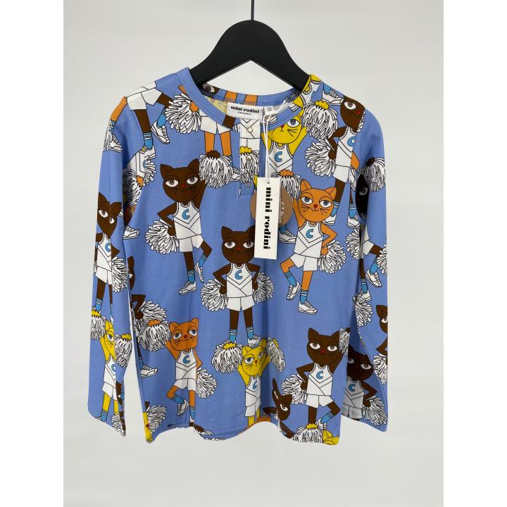 Longsleeve Blauw Cheercats Maat 128 / 134