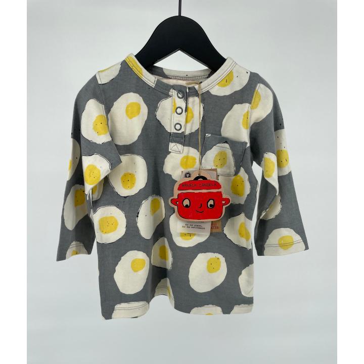 Longsleeve Grijs Gebakken Eitjes Maat 74 / 80