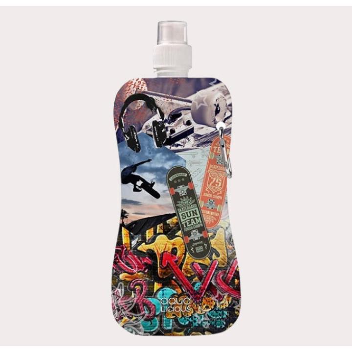 Aqua Licious - Skate - waterzak - 450 ml Festival