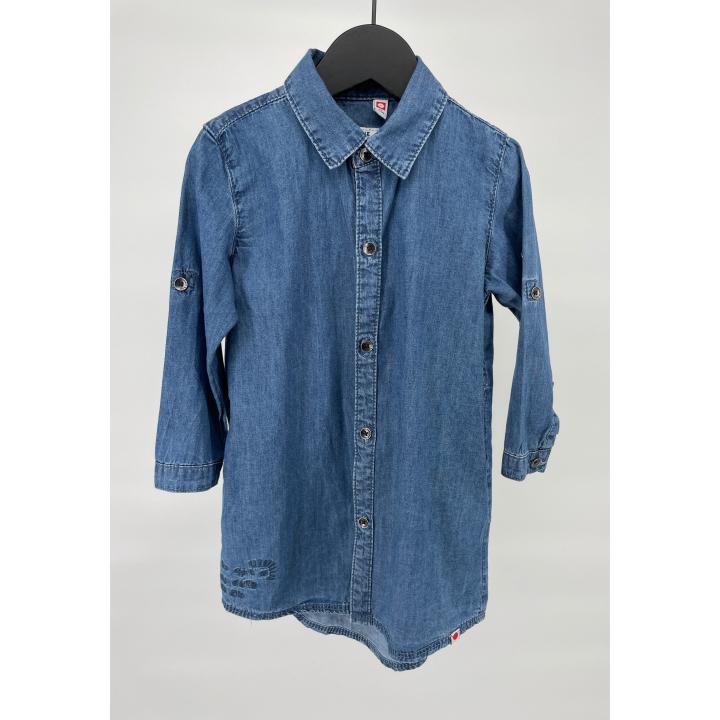 Jurk Blauw Denim Maat 86