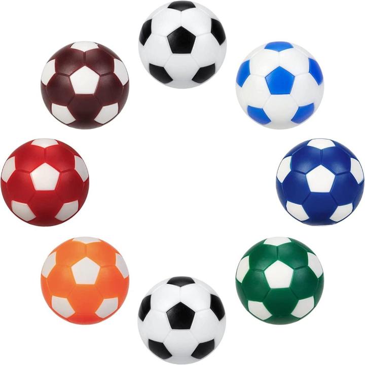 Nooit meer zonder reserve ballen tijdens een tafelvoetbalwedstrijd met onze hoogwaardige tafelvoetbal balletjes! - 8 stuks - Multicolor