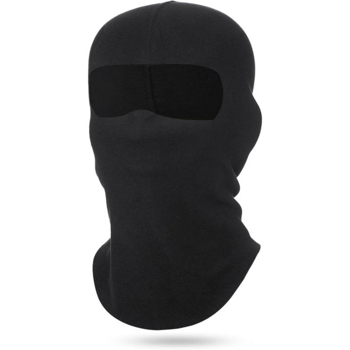 Blijf warm en comfortabel in de kou met deze bivakmuts - Zwart