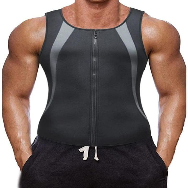 Ontdek het geheim van een slank en strak lichaam met ons zweet vest! - Gray - 3XL